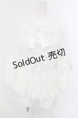 metamorphose / スクエアあきフリル姫袖ブラウス（無地） size1 クロ O-25-04-05-051-ME-BL-IG-OS
