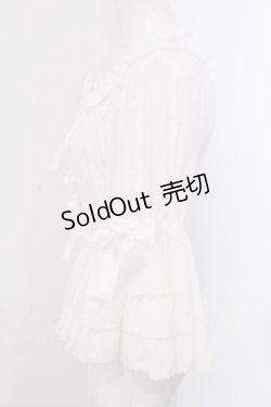 画像3: metamorphose / スクエアあきフリル姫袖ブラウス（無地） size1 クロ O-25-04-05-051-ME-BL-IG-OS