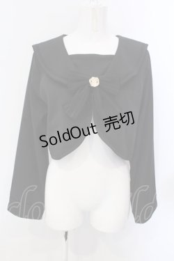 画像1: Amavel / Histoire Emblem ボレロジャケット F クロ O-25-04-05-055-CA-JA-OW-OS