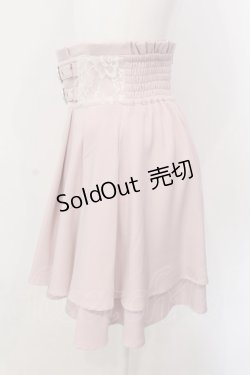 画像2: Ank Rouge / ハートベルトハイウエストスカート M ピンク O-25-04-05-058-CA-SK-OW-OS