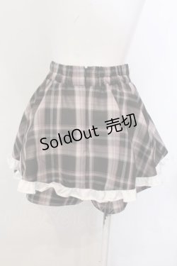 画像3: Ank Rouge / チェックリボンスカパン  ピンク×ブラウン×シロ O-25-04-05-078-CA-SK-IG-OS
