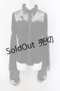 Qutie Frash / 姫袖ブラウス  ブラック O-25-04-05-010-QU-BL-OW-OS