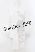 Qutie Frash / 2店舗限定 チャイナチュニック  ホワイト O-25-04-05-012-QU-OP-OW-OS