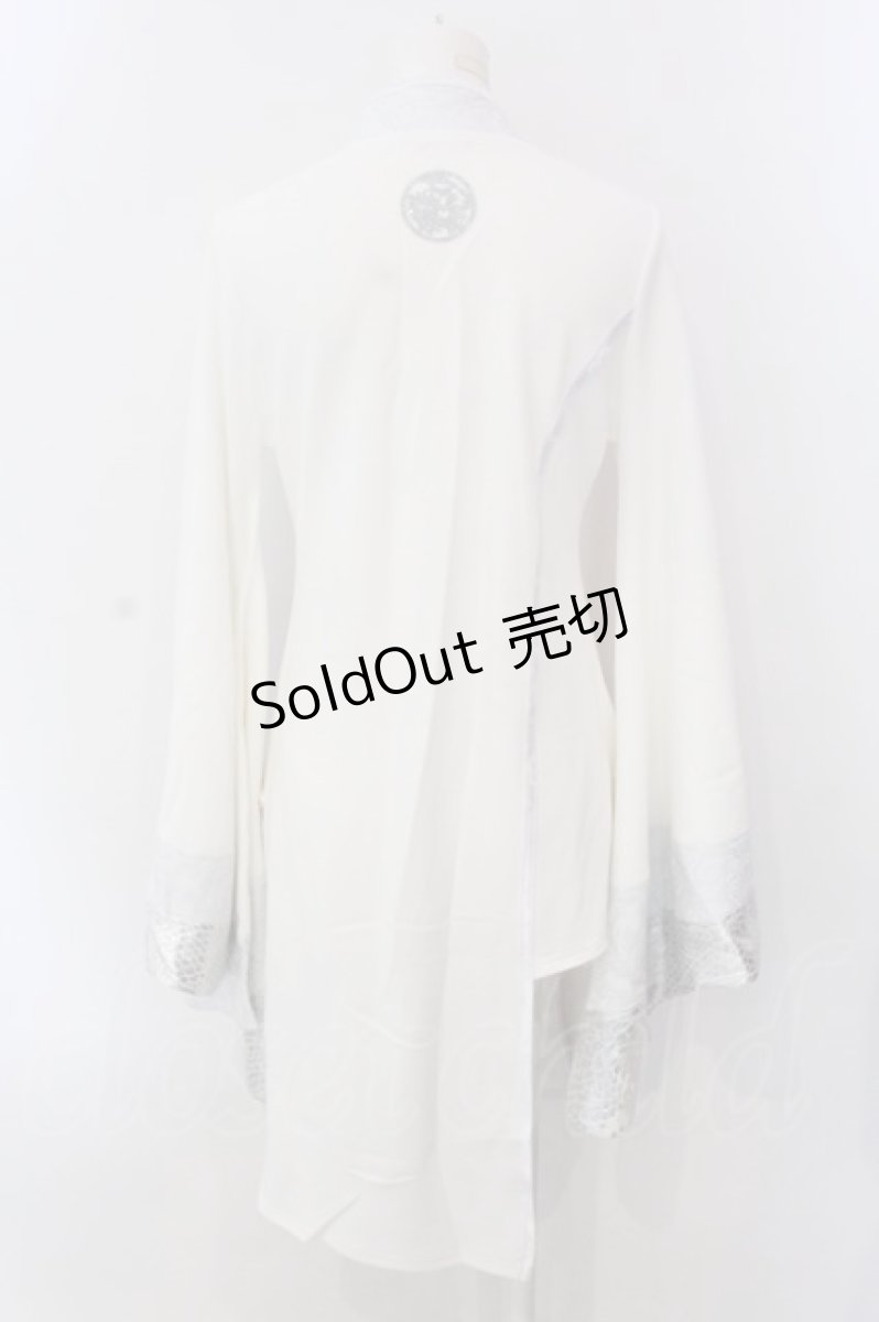 画像4: Qutie Frash / 2店舗限定 チャイナチュニック  ホワイト O-25-04-05-012-QU-OP-OW-OS (4)