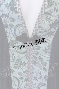 画像2: Qutie Frash / アシメ着物カーデ  ブルー O-25-04-05-002-QU-TO-YM-ZI