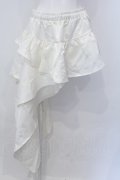 Qutie Frash / アシメラップスカート  オフホワイト O-25-04-05-021-QU-SK-OW-OS