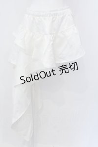 Qutie Frash / アシメラップスカート  オフホワイト O-25-04-05-021-QU-SK-OW-ZY