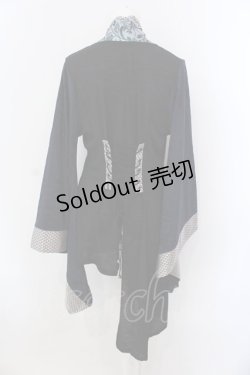 画像4: Qutie Frash / アシメ着物カーデ  ブルー O-25-04-05-002-QU-TO-YM-ZI