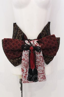 画像1: Qutie Frash / 花魁帯コルセット  レッド×ブラック O-25-04-05-024-QU-ZA-OW-OS