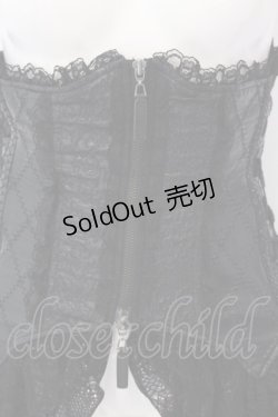 画像2: Qutie Frash / チョーカー付きコルセット M ブラック O-25-04-05-025-QU-TO-OW-OS