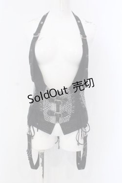 画像1: Qutie Frash / /パイソンコルセット  ブラック×ホワイト O-25-04-05-026-QU-TO-OW-OS
