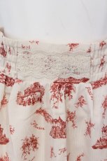 画像2: 【SALE】axes femme / ヌーベルジュイ柄スカート M キナリ O-25-04-07-033-AX-SK-OW-ZT018 (2)