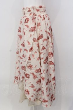 画像3: axes femme / ヌーベルジュイ柄スカート M キナリ O-25-04-07-033-AX-SK-OW-ZT018