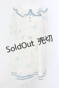 Fi.n.t / 木馬柄シフォンワンピース F キナリ O-25-04-07-034-CA-OP-OW-OS