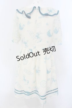画像3: Fi.n.t / 木馬柄シフォンワンピース F キナリ O-25-04-07-034-CA-OP-OW-OS