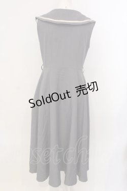 画像3: an another angelus / プチリボン配色ラインノースリーブワンピース F グレー O-25-04-07-049-CA-OP-OW-OS