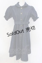 evelyn / デニムフレアワンピース F アオ O-25-04-07-050-LO-OP-OW-OS