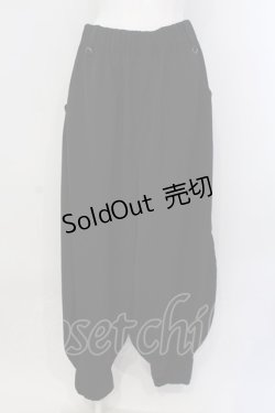 画像1: Deorart / バルーンシルエット・ランタンパンツ L ブラック O-25-04-07-005-PU-PA-OW-OS