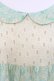 画像2: Franche Lippee / 総柄五分袖ワンピース M グリーン O-25-04-07-051-LO-OP-OW-OS (2)