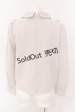 画像2: evelyn / ヨークフリルブラウス  ベージュ O-25-04-07-053-LO-BL-OW-ZT304