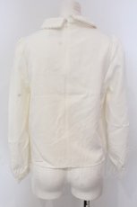 画像3: 【SALE】evelyn / パールトリミングブラウス  シロ O-25-04-07-055-LO-BL-OW-ZT238 (3)