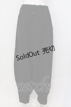画像3: Deorart / バルーンシルエット・ランタンパンツ L ブラック O-25-04-07-005-PU-PA-OW-OS