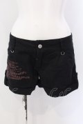 MAD / スカルプリントショートパンツ L ブラック O-25-04-07-006-PU-PA-IG-OS