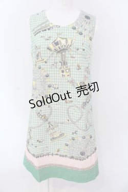 画像1: Franche Lippee / おおさわぎジャンスカ M グリーン O-25-04-07-062-LO-OP-OW-OS