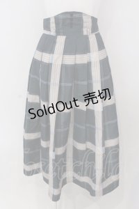 an another angelus / コルセットベルトビッグチェックタックスカート F グリーン O-25-04-07-069-CA-SK-OW-OS