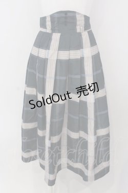 画像1: an another angelus / コルセットベルトビッグチェックタックスカート F グリーン O-25-04-07-069-CA-SK-OW-OS