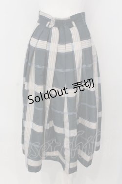 画像2: an another angelus / コルセットベルトビッグチェックタックスカート F グリーン O-25-04-07-069-CA-SK-OW-OS