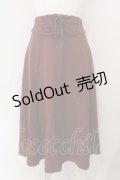 an another angelus / ウエストレースコルセットフレアースカート F ワイン O-25-04-07-072-CA-SK-OW-OS