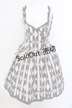 画像1: ALICE and the PIRATES / Misty Night Royal gameジャンパースカートI  クロ O-25-04-07-008-PA-OP-IG-OS