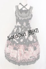 ALICE and the PIRATES / Treasure hunt in the mystic islandメアリジャンパースカート  クロ O-25-04-07-009-PA-OP-IG-OS