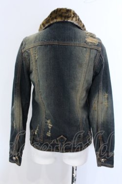 画像4: GLAD NEWS / VINTAGE SKULL BOTTON デニムトラッカージャケット Gジャン 03 インディゴ O-25-04-07-010-GL-JA-YM-C056