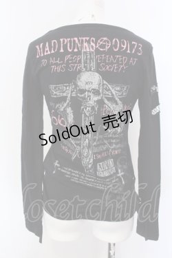 画像3: MAD / スカルクロスプリントカットソー M ブラック O-25-04-07-016-PU-TO-IG-OS