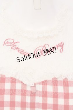 画像2: LIZ LISA / ギンガムいちごワンピース 0 アカ O-25-04-07-021-LO-OP-OW-OS