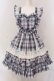 画像1: Angelic Pretty / Heart胸あて付スカート(タータン)  サックス O-25-04-08-031-AP-OP-IG-OS (1)