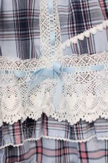 画像3: Angelic Pretty / Heart胸あて付スカート(タータン)  サックス O-25-04-08-031-AP-OP-IG-OS (3)