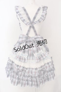 画像5: Angelic Pretty / Heart胸あて付スカート(タータン)  サックス O-25-04-08-031-AP-OP-IG-OS