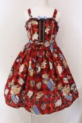 Angelic Pretty / 夢見るプレゼントジャンパースカート  アカ O-25-04-08-032-AP-OP-IG-OS