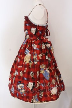 画像4: Angelic Pretty / 夢見るプレゼントジャンパースカート  アカ O-25-04-08-032-AP-OP-IG-OS