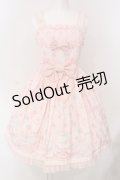 Angelic Pretty / メモリアルケーキ胸フリルジャンパースカート  ピンク O-25-04-08-034-AP-OP-IG-OS