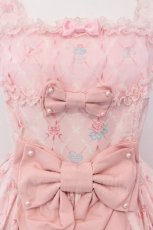 画像2: Angelic Pretty / メモリアルケーキ胸フリルジャンパースカート  ピンク O-25-04-08-034-AP-OP-IG-OS (2)