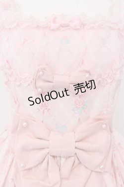 画像2: Angelic Pretty / メモリアルケーキ胸フリルジャンパースカート  ピンク O-25-04-08-034-AP-OP-IG-OS