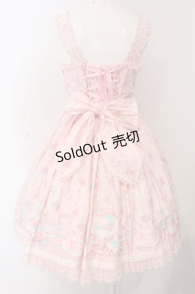 画像5: Angelic Pretty / メモリアルケーキ胸フリルジャンパースカート  ピンク O-25-04-08-034-AP-OP-IG-OS (5)
