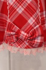 画像4: Angelic Pretty / ワンダートリップタータントレンチコート  アカ×ピンクチェック O-25-04-08-036-AP-CO-IG-OS (4)