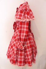 画像5: Angelic Pretty / ワンダートリップタータントレンチコート  アカ×ピンクチェック O-25-04-08-036-AP-CO-IG-OS (5)