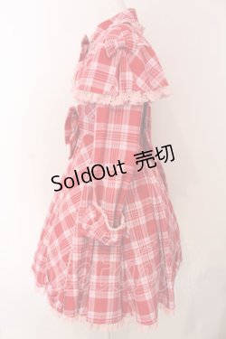 画像5: Angelic Pretty / ワンダートリップタータントレンチコート  アカ×ピンクチェック O-25-04-08-036-AP-CO-IG-OS