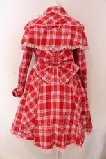 画像6: Angelic Pretty / ワンダートリップタータントレンチコート  アカ×ピンクチェック O-25-04-08-036-AP-CO-IG-OS (6)